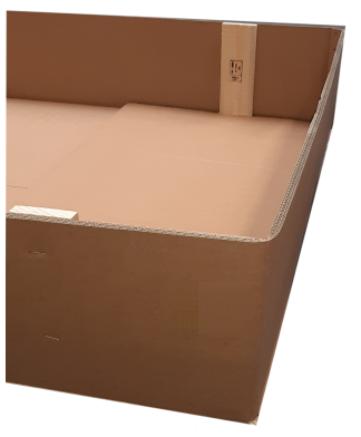 Reinforced cardboard deals box