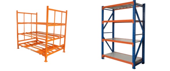 custom-steel-construction-stationary-racks-platforms-shelves-custom-racks-feeders-supply-line-production-